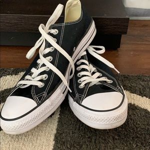 Black and White Converse